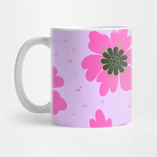 Flower Pattern Seamless Mug